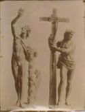 Bacco e Cristo crucifero: collezione dei bronzetti: museo nazionale del Bargello: Firenze