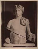 Volterra: museo nazionale: mezza figura di un Bacco (scultura greca)