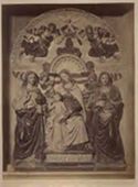 Firenze: chiesa di S. Croce: Madonna e Bambino in trono