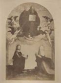 Dio Benedicente, S. Caterina da Siena e Maria Maddalena: pinacoteca: Lucca