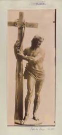 Cristo crucifero: collezione dei bronzetti: museo nazionale del Bargello: Firenze