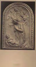 [Madonna in adorazione: terracotta invetriata: museo nazionale del Bargello: Firenze]