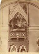 Firenze: chiostro di s. Spirito: monumento al beato Neri Corsini vescovo di Fiesole
