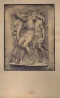 [Avorio del sec. 14. con Cristo morto sostenuto da due angeli proveniente dal British museum: sala degli avori: museo nazionale del Bargello: Firenze]
