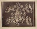 Arezzo: cattedrale: la Vergine assisa sulle nubi circondata da cherubini e angeli