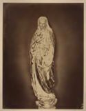 Statua lignea di s. Caterina: altare della chiesa di S. Caterina in Fontebranda: contrada dell'Oca: Siena