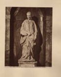 Firenze: (cattedrale): statua di Poggio Bracciolini segretario della Repubblica