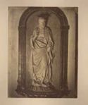 [Statua di s. Bartolomeo proveniente dal monumento funebre di Bartolomeo Aragazzi: pilastro a destra dell'altare maggiore: duomo: Montepulciano]