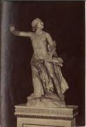 Figlia di Niobide: statua del gruppo di Niobe e dei Niobidi: sala della Niobe: galleria degli Uffizi: Firenze
