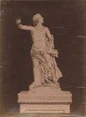 Figlia di Niobide: statua del gruppo di Niobe e dei Niobidi: sala della Niobe: galleria degli Uffizi: Firenze
