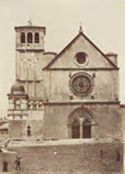 Assisi: basilica di san Francesco: facciata e campanile