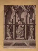 Perugia: chiesa di san Domenico: un dettaglio del cenotafio di Benedetto 11.