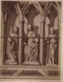 Perugia: chiesa di s. Domenico: cenotafio di papa Benedetto 11.: dettaglio