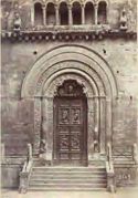 Foligno: chiesa di s. Feliciano: portale