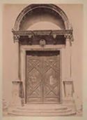 Venezia: chiesa di s. Aponal: portale