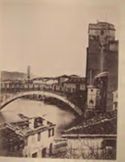 Verona: complesso di Castelvecchio: mastio e ponte scaligero