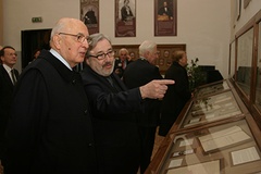 Giorgio Napolitano visita l'Alma Mater