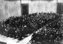 [Veduta sul pubblico dell'aula magna dell'università di Bologna: inaugurazione dell'anno accademico 1936-37 o 1937-38]