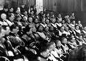 [Il corpo accademico nell'aula magna dell'università di Bologna: inaugurazione dell'anno accademico 1939-40 alla presenza di José de Yanguas Messia: 13 novembre 1939]
