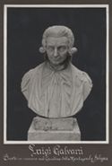 [Luigi Galvani: busto in marmo nel giardino della Montagnola, Bologna]