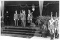 [Il re Vittorio Emanuele III in visita al reggimento lancieri di Vittorio Emanuele II nella caserma Mameli di Bologna: occasione della celebrazione del II centenario della nascita di Luigi Galvani: 18-21 ottobre 1937]