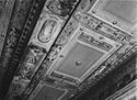 Decorazioni del soffitto ligneo, particolare: sala di Susanna dopo il restauro: biblioteca universitaria: Bologna