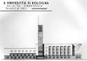 R. università di Bologna: facoltà di ingegneria: prospetto ad ovest