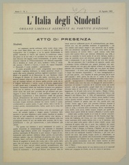 L'Italia degli studenti (1943)