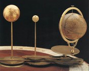 Particolare di un planetario del '700