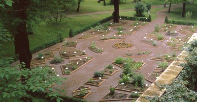 Il primo Orto dei Semplici dell’Università di Bologna fu costituito da Ulisse Aldrovandi nel 1568, nel cortile del Palazzo d’Accursio, e fu il quarto al mondo, dopo Pisa, Padova e Firenze, tutti fondati attorno alla metà del ‘500. L’Orto dei Semplici ora ricostituito nell'attuale Orto Botanico riprende la pianta di quel primo giardino aldrovandiano.