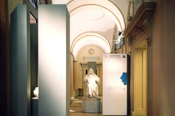 Loggiato nel piano nobile del palazzo.